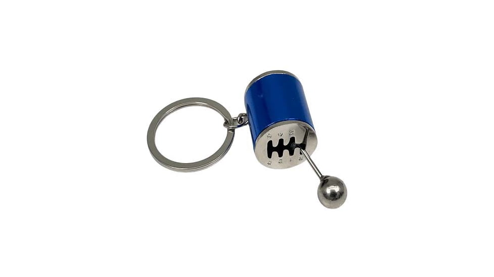 RW Minis 6 Speed Gear Shifter Replica Keychain, Blue, 05.0004.01