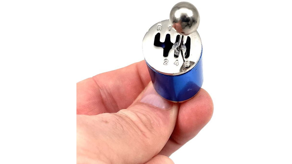 RW Minis 6 Speed Gear Shifter Replica Keychain, Blue, 05.0004.01