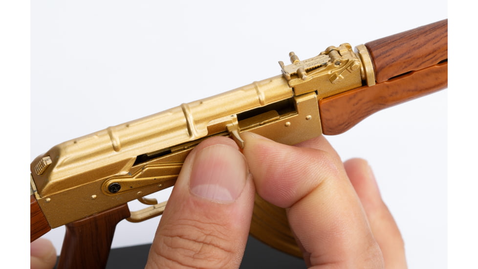 RW Minis AK-47, Replica 1/3 scale, non-firing model, Gold, RWGLDAK47