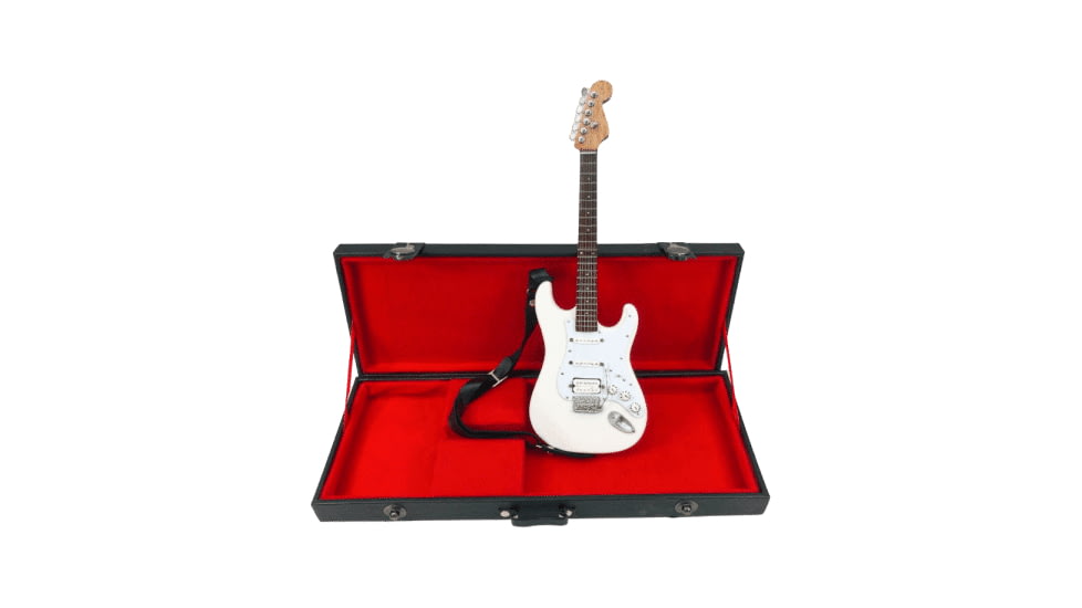 RW Minis Electric Guitar Scale Replica, White, 02.0013.00
