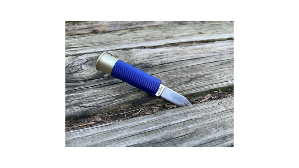 RW Minis Folding Knife - 16 Gauge, Stainless Steel blade, Blue, 16GABL