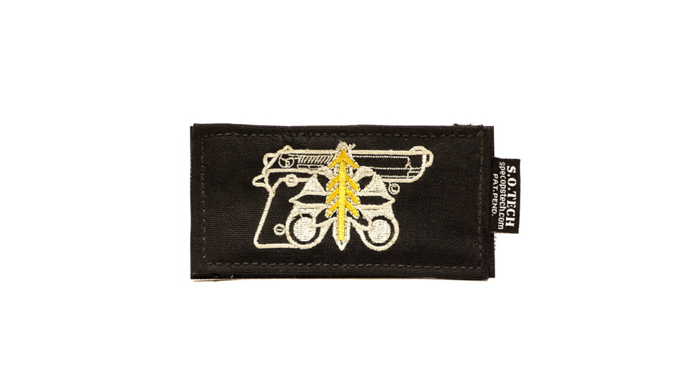 S.O.Tech Black Symbology Patch, Platoon Sergeant SYPCH-PLDR-BLK