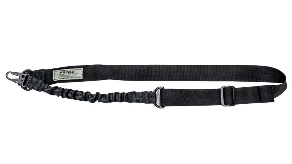 S.O.Tech Jaguar Single-Point Bungee Sling, Black JSPS-BLK