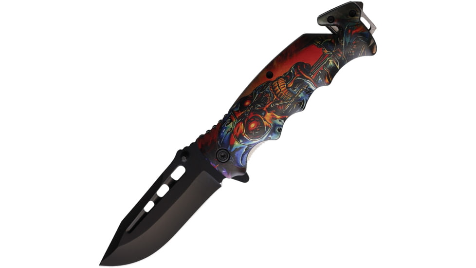 S-TEC Linerlock A/O Skull