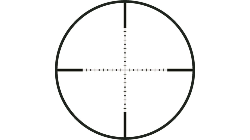 Sabre 3-9x40, 1 in Tube Rifle Scope, Second Focal Plane, HMD Half Mil Dot Reticle, Matte Black, sam3940