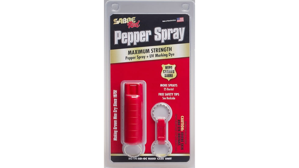 Sabre .54 oz hardcase Maximum Strength, RED HC-14-RD-OC