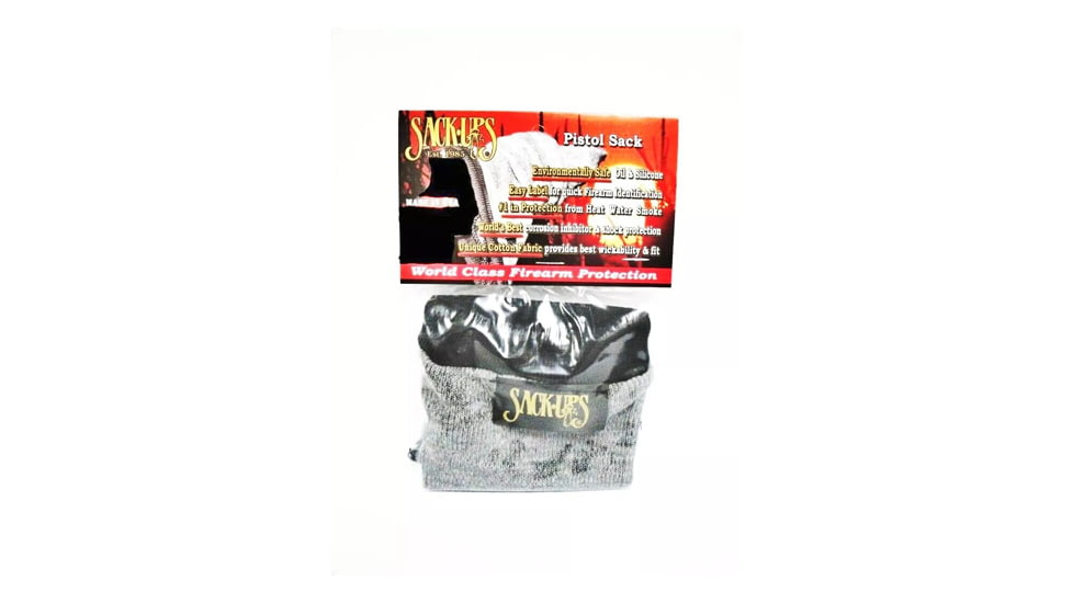 Sack Ups MODEL 216 6in - Small Compact Pistol Sack, Grey, 216