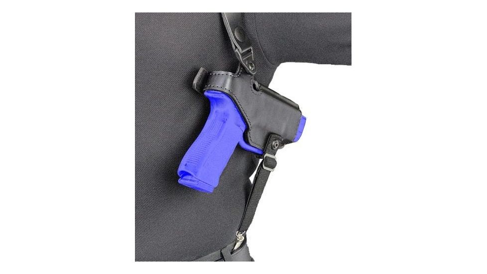 Safariland 1060 Shoulder Holster System - Plain Black, Right Hand 1060-383-1-21