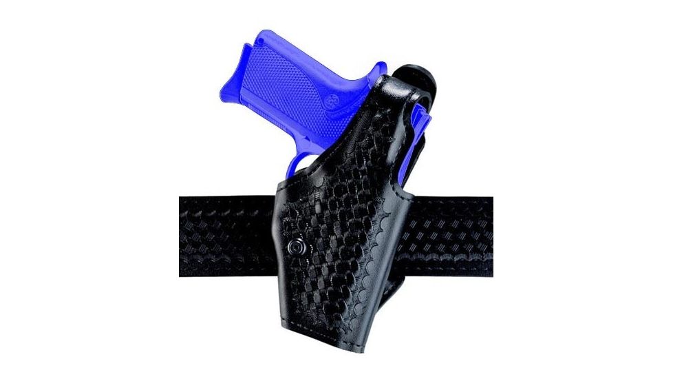 Safariland 2 ''Hi-Ride'', Level I Retention Holster - Hi Gloss Black, Right Hand 2-23-91-2R