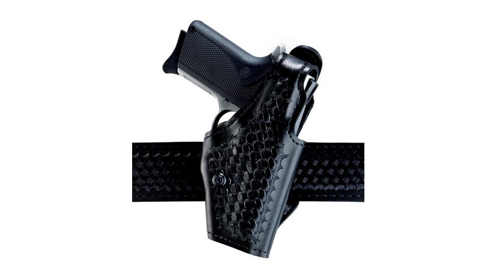 Safariland 2 Hi-Ride, Level I Retention Holster - Plain Black, Right Hand 2-23-61-2R