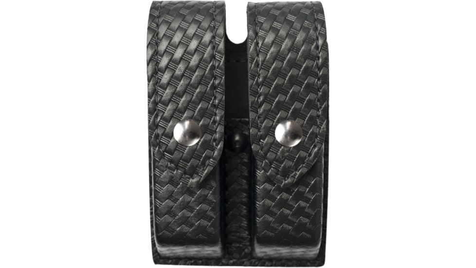 Safariland 277 Quad Magazine Pouch, Coonan 5in., STX Baset Weave Black W/ Hidden Snap 277-1053-48HS