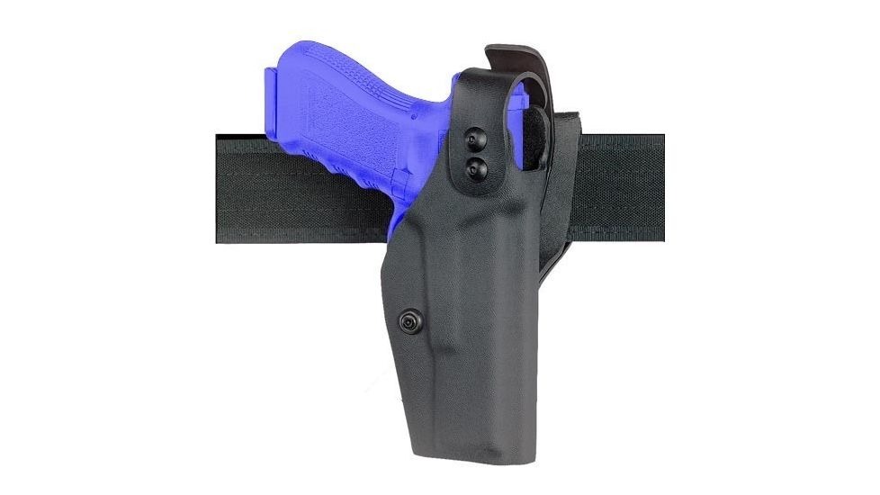 Safariland 284 Mid-Ride, STX TACTICAL Level I Retention Holster - STX TAC Black, Left Hand 284-77-132