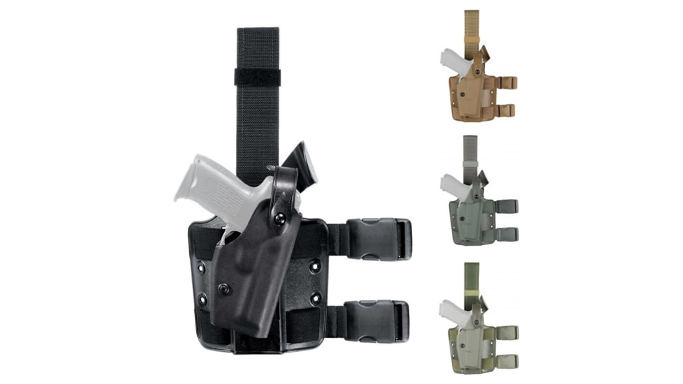 Safariland 6004 SLS Tactical Holster for Sig Sauer P226 W/ SF MR14 Rail, Black, Coyote Brown, Foliage Green, OD Green