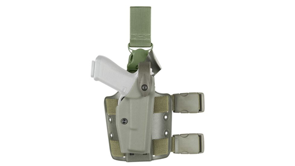 Safariland 6005 SLS Tactical Holster w/Quick Release, Sig SauerP320 9/40, Full Size, OD Green, Left Hand, 6005-450-562
