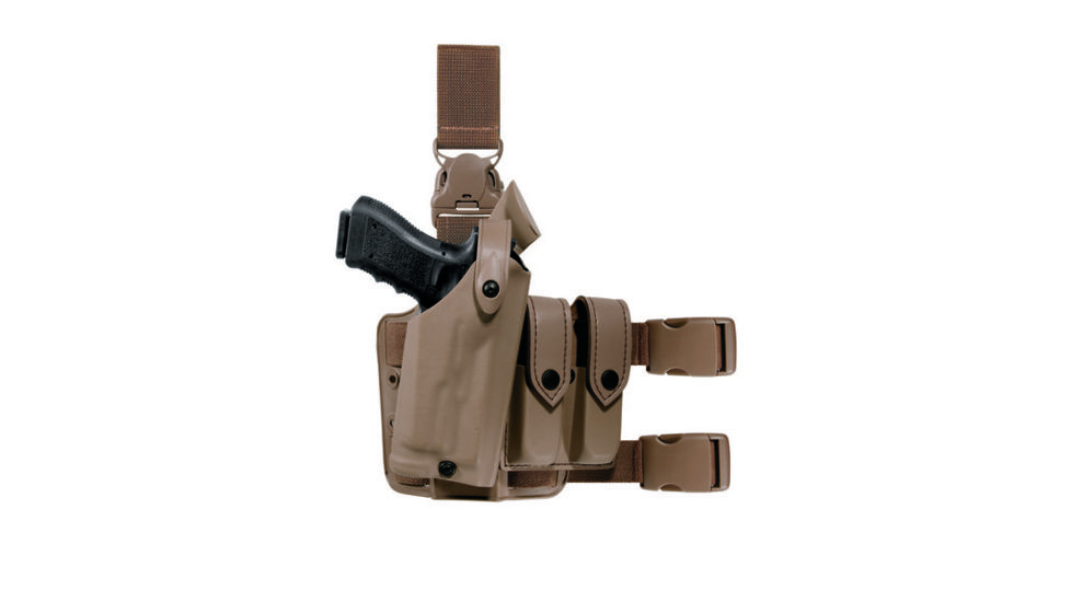 Safariland 6005 SLS Tactical Holster w/QR, FNH Fn Government., Coyote Brown, RH 6005-261-761