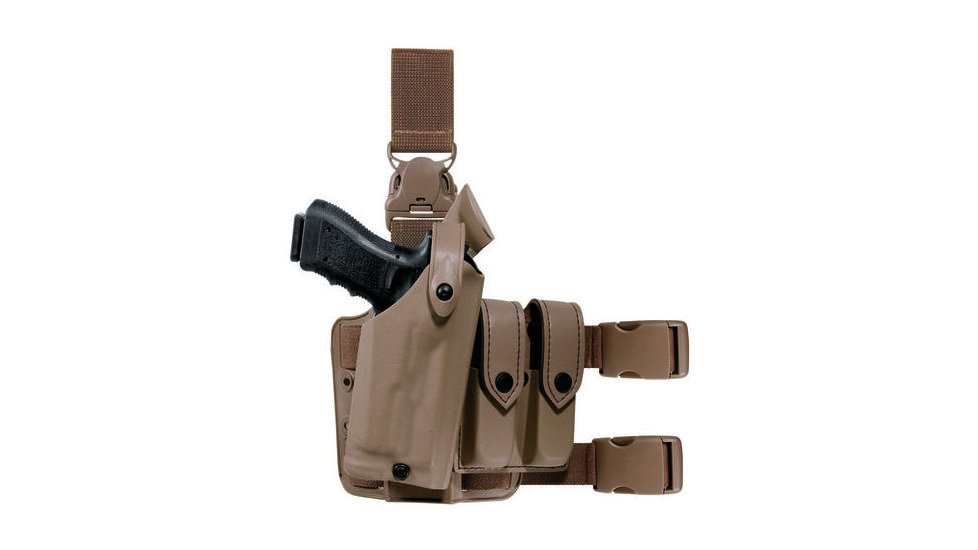 Safariland 6005 SLS Tactical Holster w/QR, Sig Sauer Sig Pro P2022 W/ ITI M3/M6 3.5in., STX Flat Dark Earth, RH 6005-27821-551