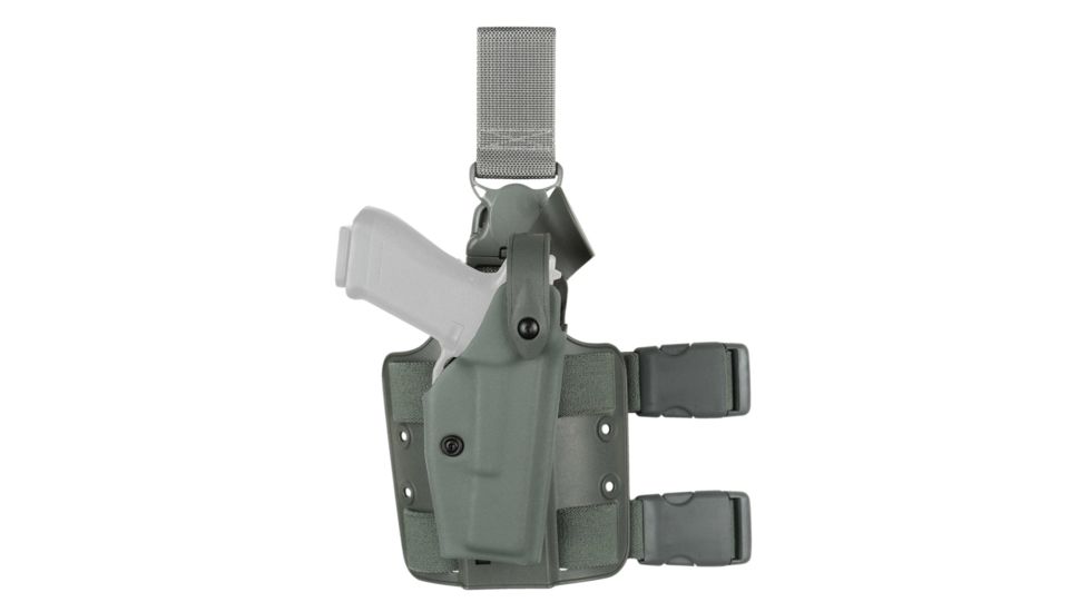 Safariland 6005 SLS Tactical Holster w/Quick Release, Sig SauerP320 9/40, Full Size, Foliage Green, Right Hand, 6005-450-541