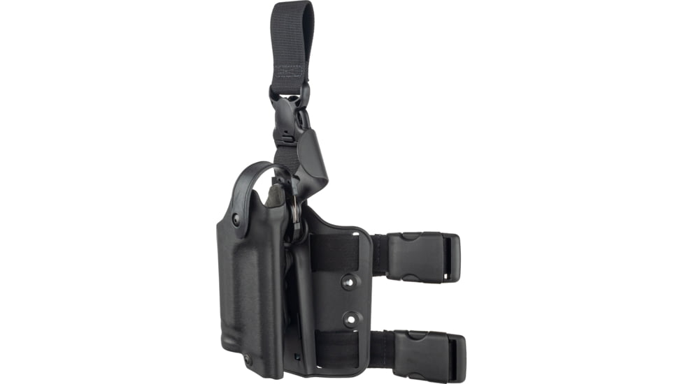 Safariland 6005 SLS Tactical Holster w/Quick Release, Sig Sauer 1911 GSR w/ITI M3/M6, TLR-1/TLR-2, SF X200/X300, SSL-1 5.0in., STX Tactical, Black, Right Hand, 6005-25621-121