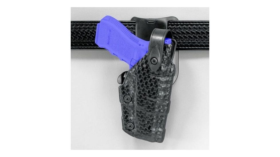 Safariland 6075 Raptor Level III, Low-Ride UBL Holster - Hi Gloss Black, Left Hand 6075-74-92