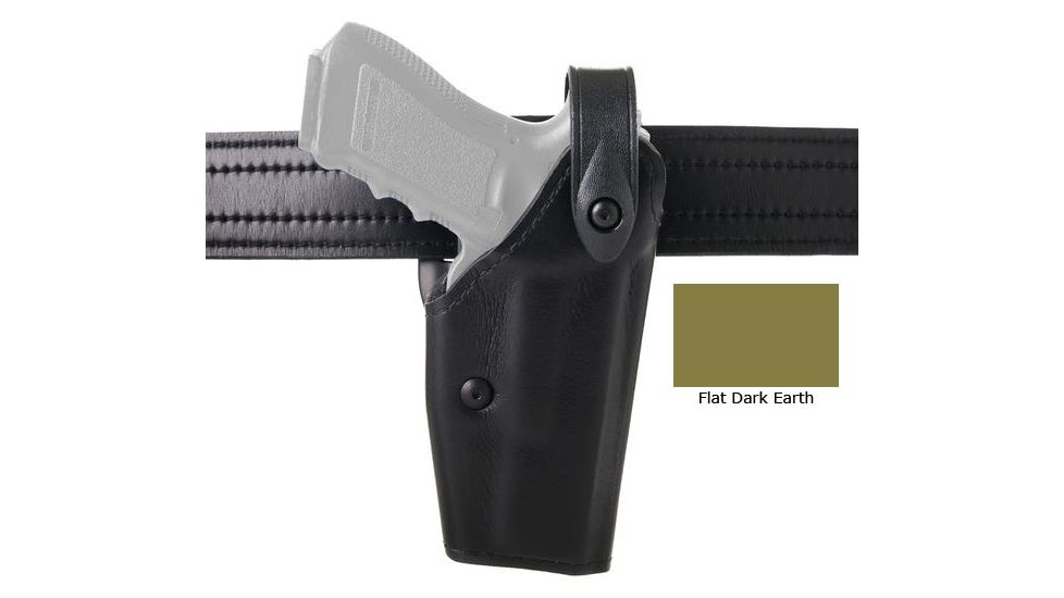 Safariland 6230 SLS Mid-Ride Military Holster, Sig Sauer P220, P226 w/ITI Mount ITI M3X/M6X 4.41in., Plain Black, Right Hand, 6230-7712-411