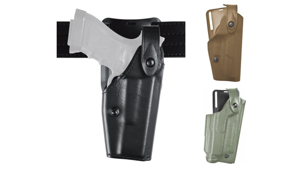 Safariland 6280 Glock 20, 21, SLS Mid-Ride, LVL2 Retention Holster, Black, Flat Dark Earth, Foliage Green, OD Green