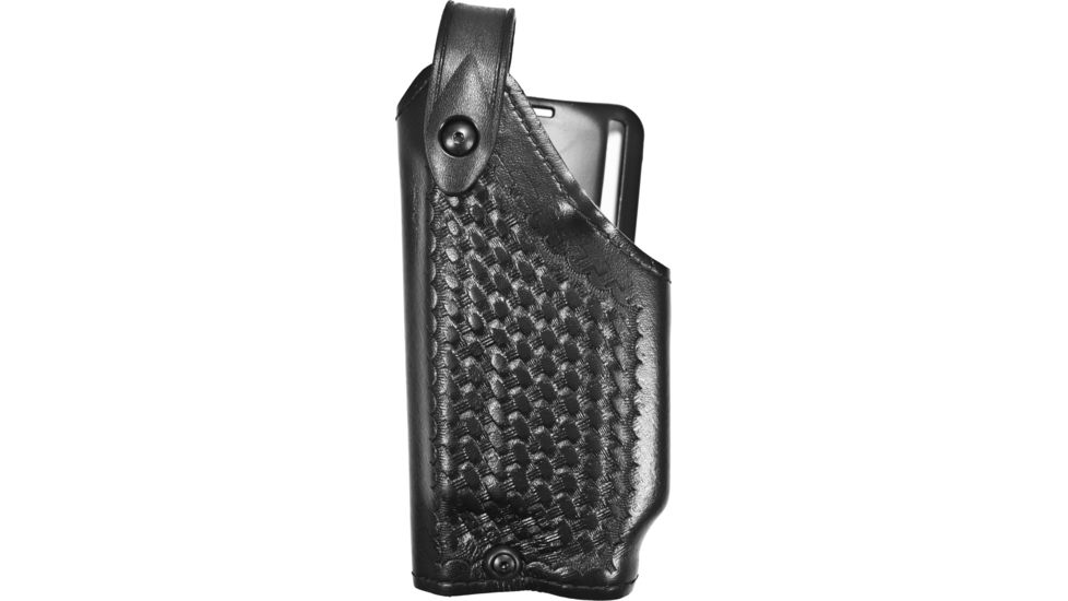 Safariland 6280 Level II Retention, Mid-Ride Holster - Basket Black, Left Hand 6280-2837-82