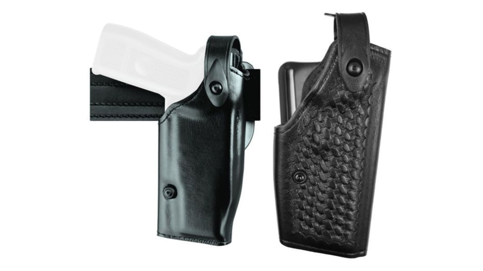 Safariland 6280 Level II Retention, Mid-Ride Holster - STX Basket Weave, Right Hand 6280-74-481, Basket Weave, Black