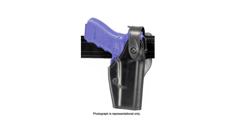 Safariland 6280 Level II Retention, Mid-Ride Holster - STX Plain Black, Right Hand 6280-51921-411