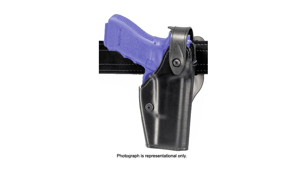 Safariland 6280 SLS Level II Retention Mid-Ride Duty Holster, SA XD-M 4.5in 9mm/.45 ACP/.40 S&amp;W, X300U, Right, Tactical, Black, 6280-14921-131
