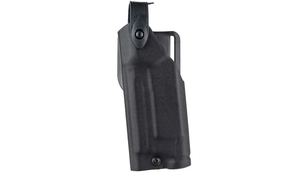 Safariland 6280 SLS Level II Retention Mid-Ride Duty Holster, Heckler &amp; Koch HK45, SureFire X300, Left, Tactical, Black, 6280-3930-132