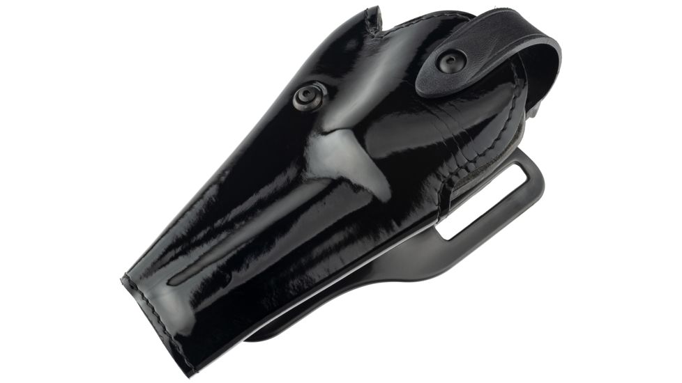 Safariland 6280 SLS Mid-Ride Level-II Retention, S&amp;W L-Frame 4in., Hi-Gloss Black, Right Hand, 6280-21-91