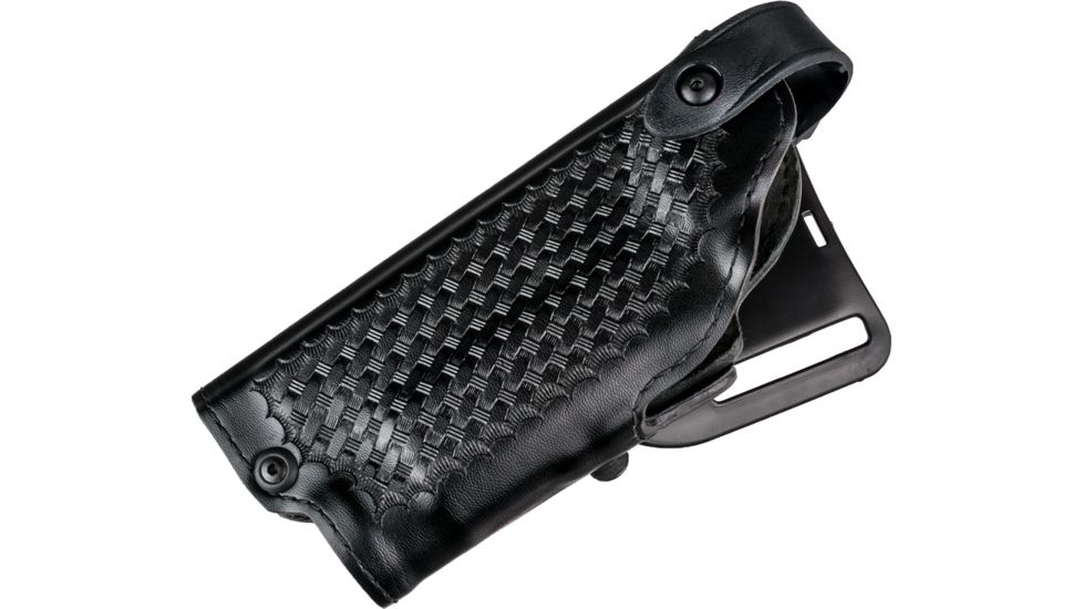 Safariland 6280 SLS Level II Retention Mid-Ride Duty Holster, SIG Sauer P226 X5, X300, Left, Basketweave, Black, 6280-3770-82