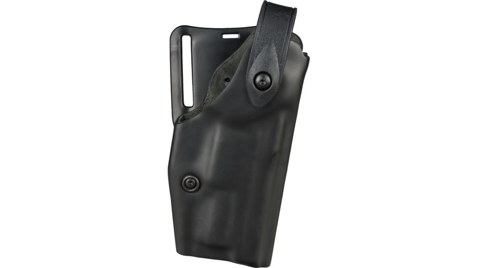 Safariland 6280 SLS Level II Retention Mid-Ride Duty Holster, SA XD 4in .45 ACP, Right, Plain, Black, 6280-148-411