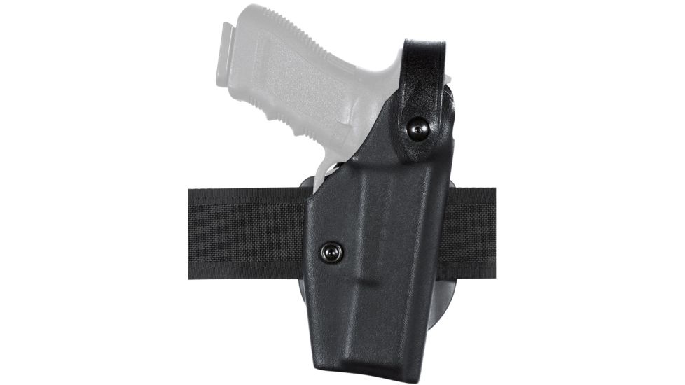 Safariland 6282 SLS Hi-Ride Level-II Retention Duty Holster, H&amp;K P30L with ITI M3, TLR-1, Surefire X200, X300, or X300U, ,, Black, Left Hand, 6282-3952-132