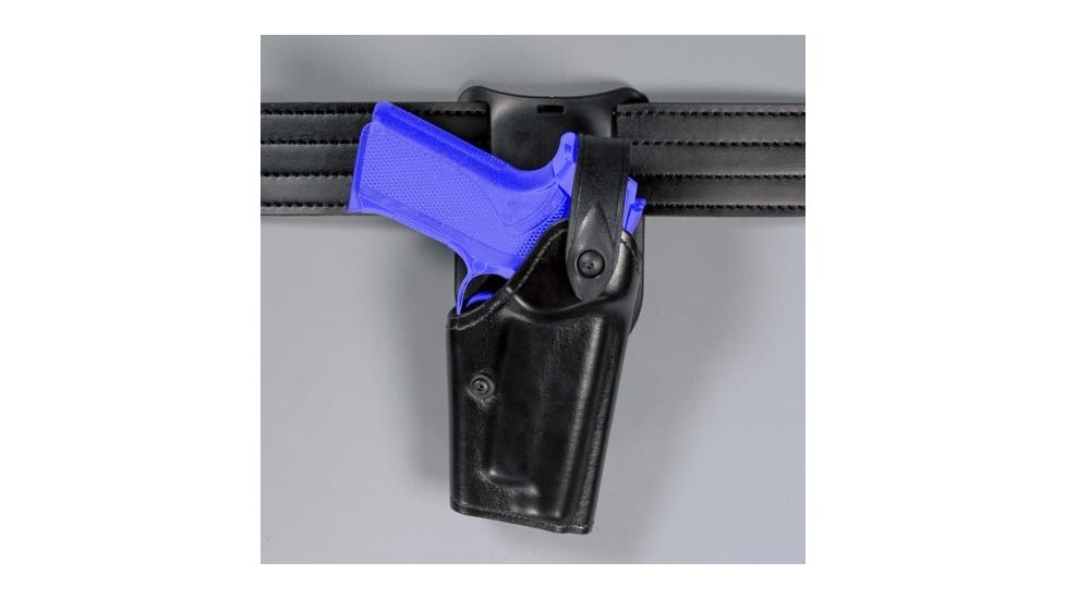 Safariland 6285 1.50in. Belt Drop, Level II Retention Holster - Basket Black, Left Hand 6285-76-82
