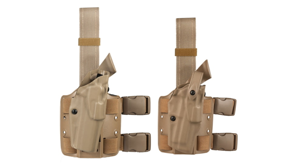 Safariland 6354 ALS Tactical Thigh Holster - STX FDE Brown, Right Hand 6354-73-551, Brown, Flat Dark Earth