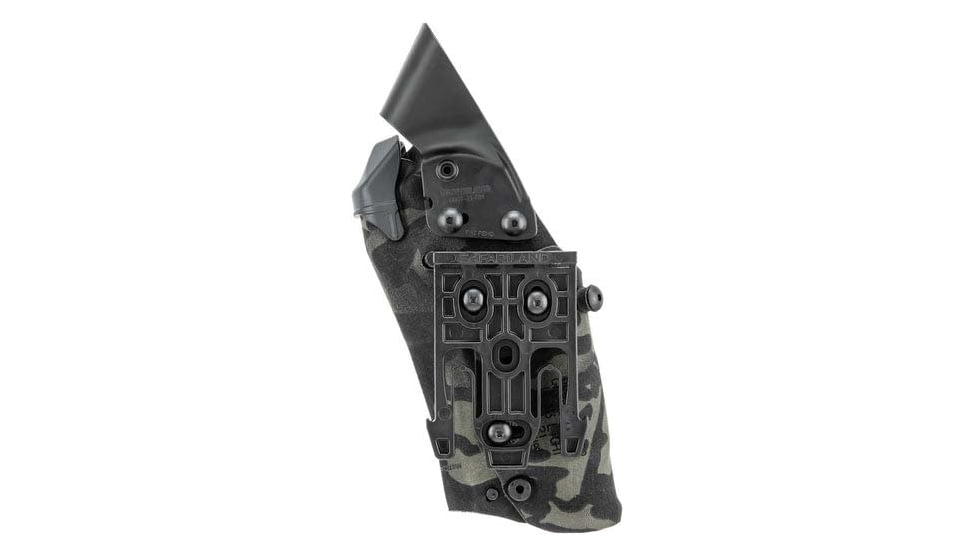 Safariland 6354RDS ALS Drop Leg Holsters, SIG Sauer P320 RX 9 w/Light, Left, QLS 19, MultiCam Black, Cordura, 1332330