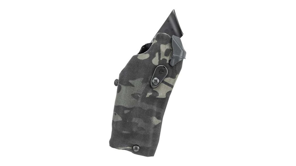 Safariland 6354RDS ALS Drop Leg Holsters, SIG Sauer P320 RX 9 w/Light, Left, QLS 19, MultiCam Black, Cordura, 1332330