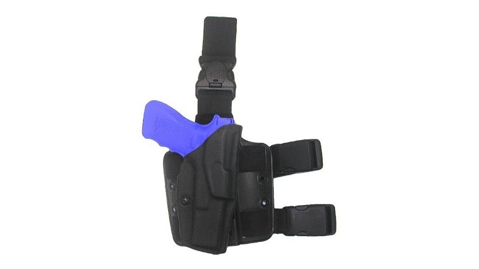 Safariland 6355 ALS Tactical Thigh Holster - STX Black, Right Hand 6355-744-131