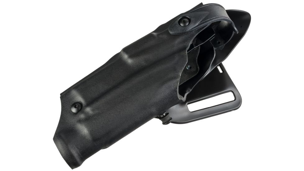 Safariland 6360 ALS/SLS Mid-Ride Level-III Retention Duty Holster, H&amp;K VP9 w/ITI M3, TLR-1, Surefire X200, X300, or X300U, , STX Tactical, Black, Left Hand, 6360-5932-132