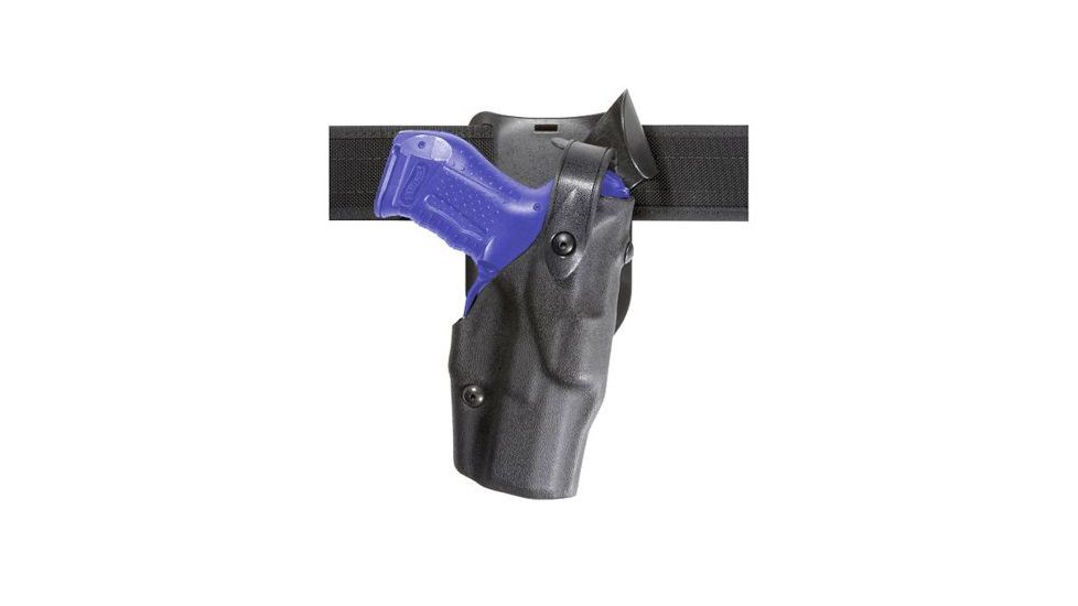Safariland 6360 ALS/SLS Mid-Ride Level-III Retention, H&amp;K USP 9mm, .40 4.13ft., Hi-Gloss Black, Right Hand, 6360-91-91