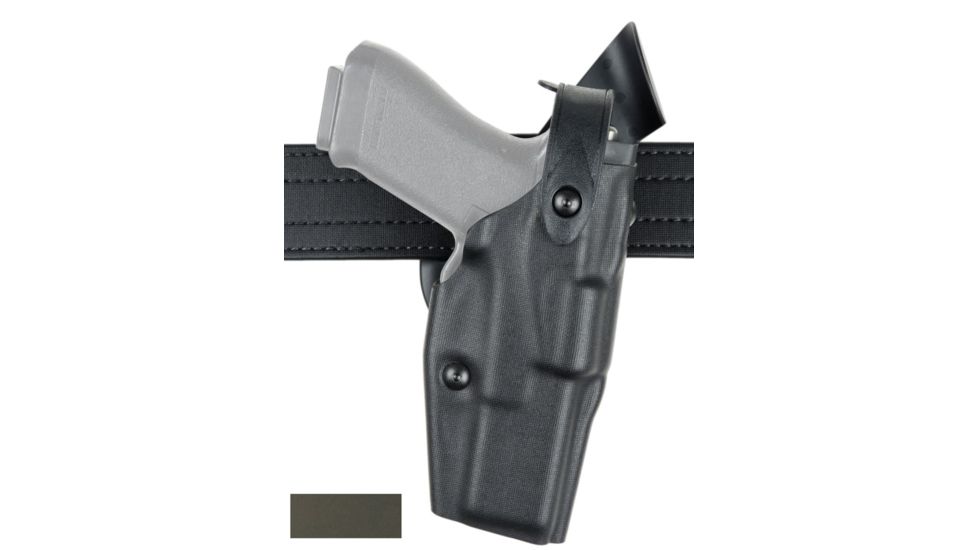 Safariland 6360 ALS/SLS Mid-Ride Level-III Retention, S&amp;W M&amp;P 9/40 X300, OD Green, Right Hand, 6360-2192-561