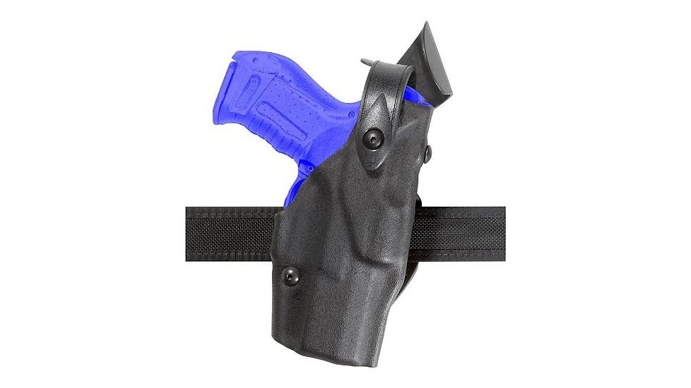 Safariland 6361 ALS Belt Slide Holster w/ SLS - Plain Black, Left Hand 6361-683-62