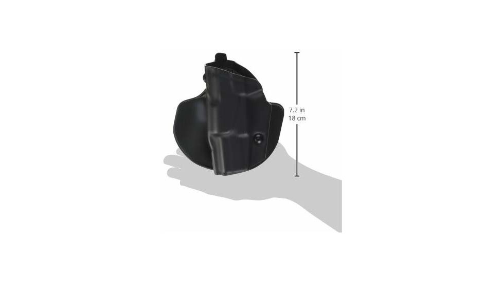 Safariland 6378 ALS Paddle &amp; Belt Slide Holster, Sig Sauer P239 9mm, Plain Black, Right Hand, 6378-75-411