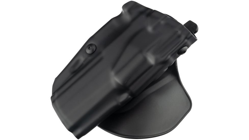Safariland 6378 ALS Paddle &amp; Belt Slide Holster, Sig SauerP320 9/40, Full Size, Plain Black, Right Hand, 6378-450-411