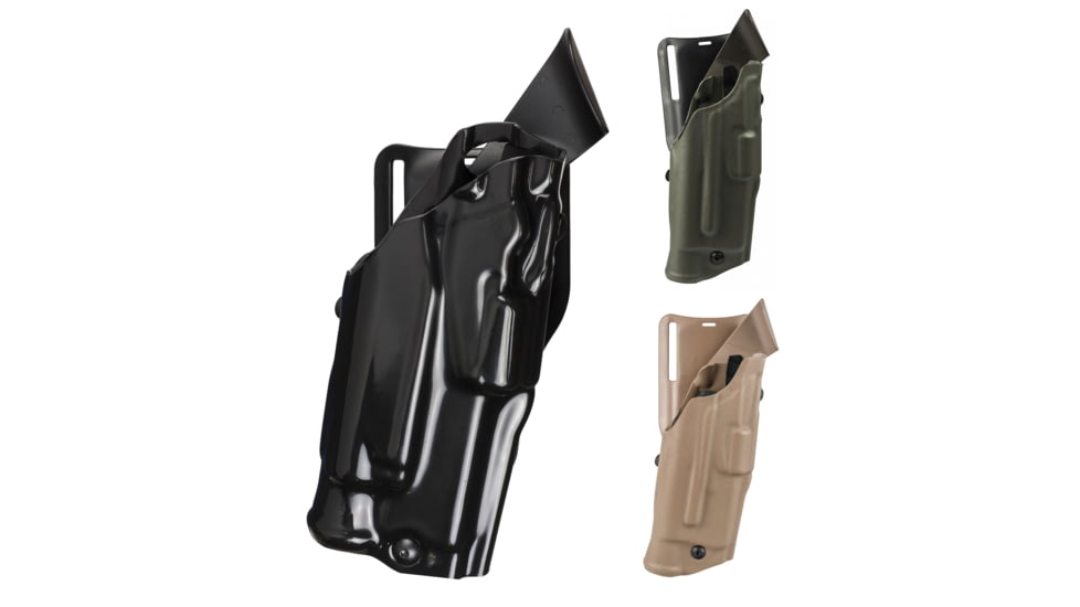 Safariland 6390 ALS Mid-Ride Holster for Springfield Operator X200, Black, Foliage Green, OD Green