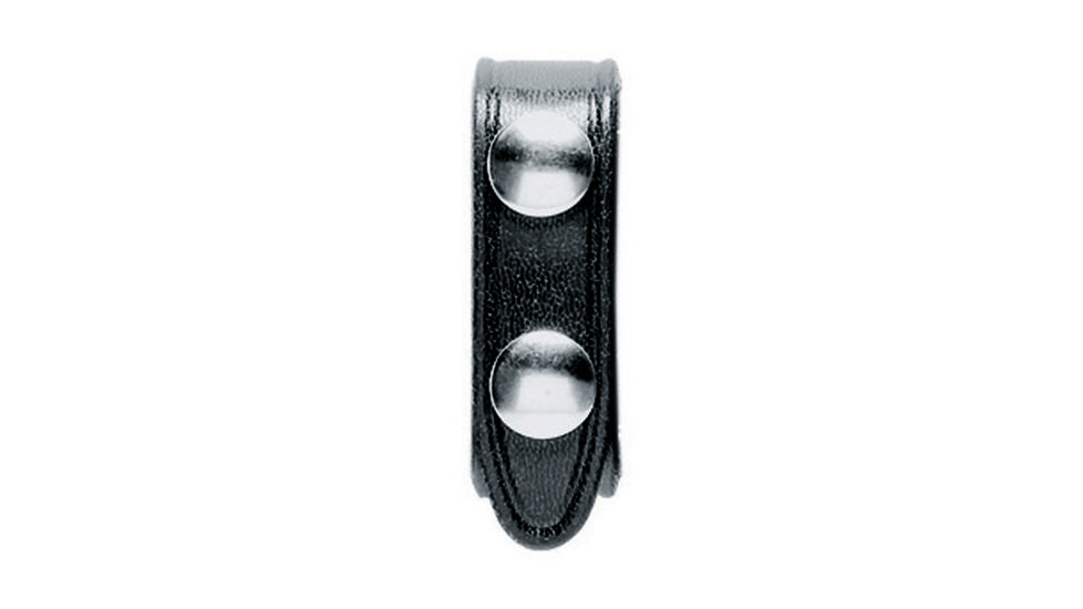 Safariland 65 Belt Keeper, 2 Snap 0.75in.W, Pack Of 4, Nylon Look Black W/ Black Plastic Snap, 1.75in. Belt 65-4-22PBL