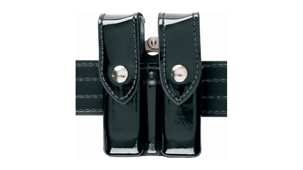 Safariland 72 Mag/Cuff Pouch, Top Flap - STX Plain Black, Ambidextrous