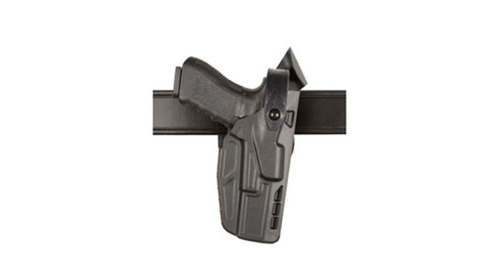 Safariland 7362 7TS ALS/SLS Hi-Ride Level-III Retention Duty Holster, H&amp;K VP9, STX Flat Dark Earth, Left Hand, 7362-593-552