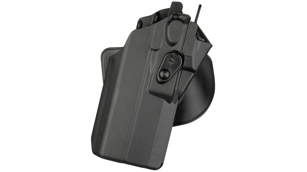 Safariland 7378RDS 7TS ALS Concealment Paddle &amp; Belt Loop Combo Holster, SIG Sauer P320 RX, Streamlight TLR-7, Left, STX Plain, Black, 7378RDS-45027-412